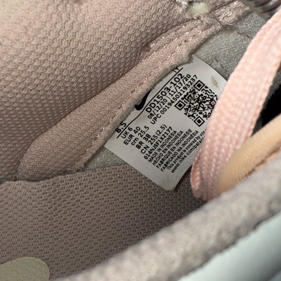 Size 8.5 - Nike Dunk Low Orange Pearl W, Dd1503-102, Clean, W Box, Gently Worn - Picture 7 of 11